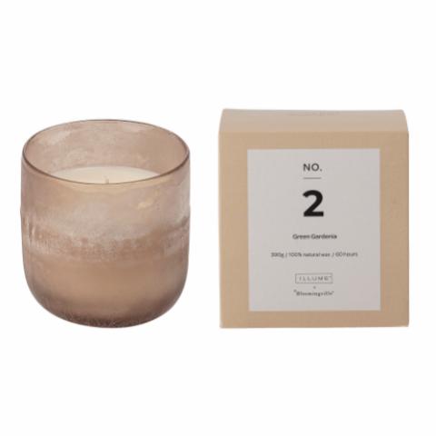 NO. 2 - Green Gardenia Scented Candle, Natural wax