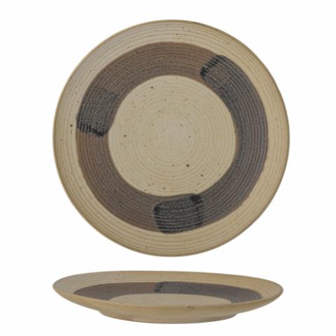 Solange Plate, Nature, Stoneware