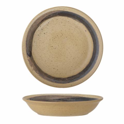 Solange Soup Plate, Nature, Stoneware