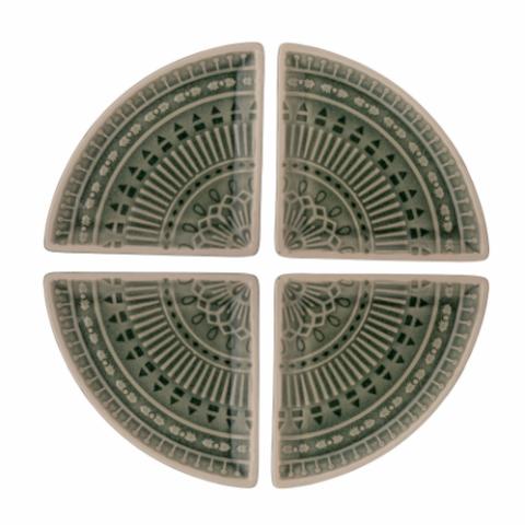 Rani Tray, Green, Stoneware