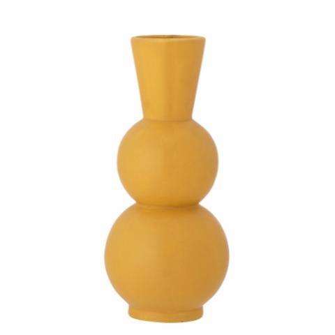 Taj Vase, Yellow, Stoneware