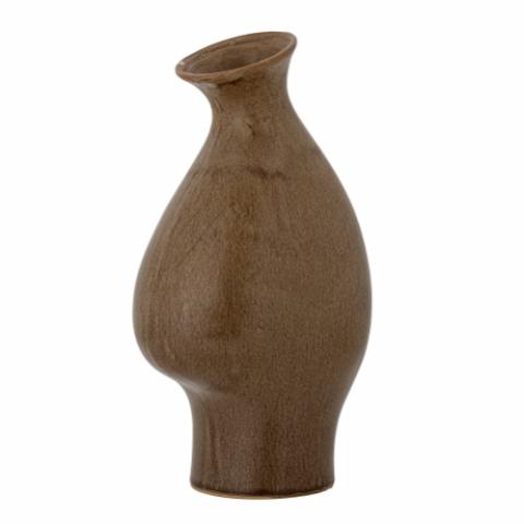 Celin Vase, Brown, Stoneware