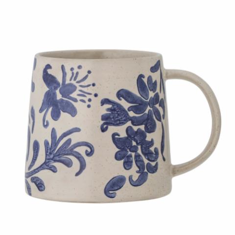 Petunia Mug, Blue, Stoneware