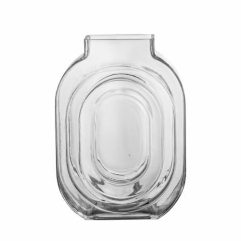 Rafi Vase, Clear, Glass