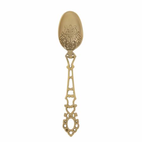 Nilia Spoon, Gold, Brass