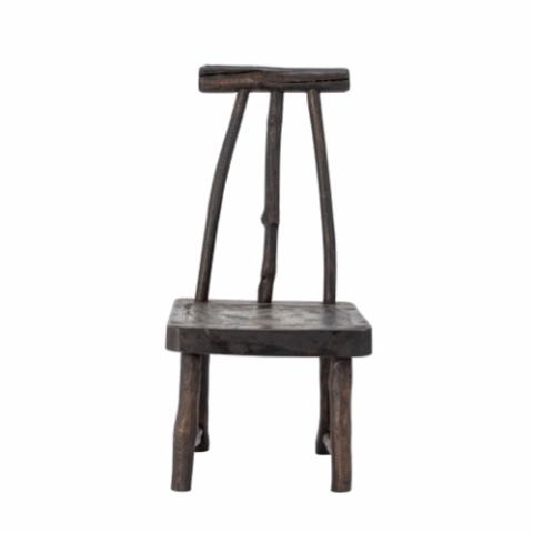 Aeja Pedestal, Brown, Recycled wood