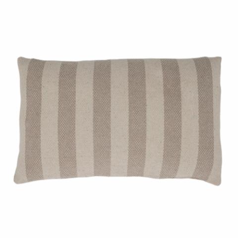 Eden Cushion, Brown, Recycled Cotton