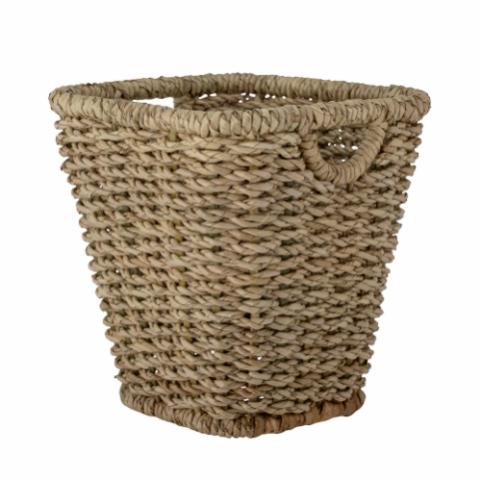 Tennie Basket, Brown, Palm leaf