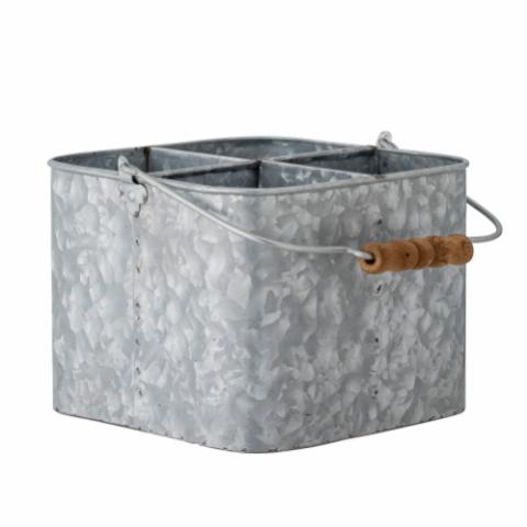 Navya Storage Box, Grey, Metal