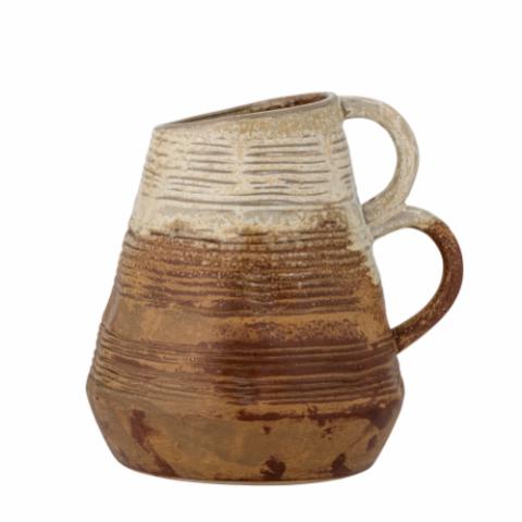 Risa Vase, Brown, Stoneware