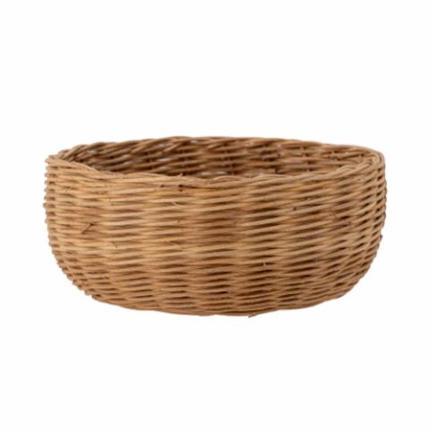 Rosie Bread Basket, Brown, Rattan
