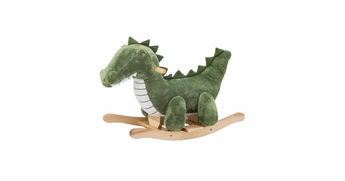 Arnie Rocking Toy, Crocodile, Green, Polyester