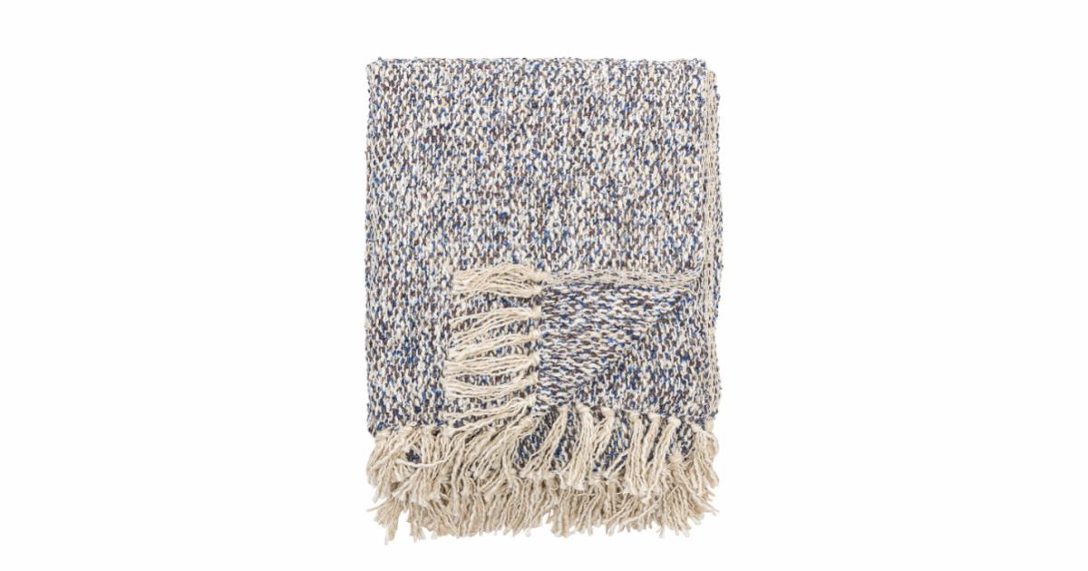 Collection Polyester Throw Ocean Throw, Blue, Polyester
